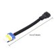 thumbnail image 2 of cables de conversión macho a hembra para faros delanteros HID Xenon de coche (modelo 9006) con adaptador cerámico., 2 of 3
