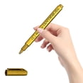 thumbnail image 2 of Metallic Marker Pen, Gold/Silver Reflective Glossy Metallic Chrome Markers, Paint Markers for Black Paper, Rock Painting, Scrapbooking Crafts, Card Making, Ceramic, 2 of 7