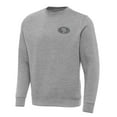 thumbnail image 2 of Men's Antigua  Heather Gray San Francisco 49ers Victory Sweatshirt, 2 of 3
