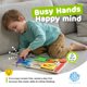 thumbnail image 4 of Montessori Busy Board DeMoca para niños pequeños con 10 actividades, 4 of 9
