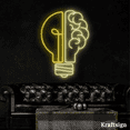 thumbnail image 3 of Craftnamesign Brain Light Neon Sign, Bedroom Decor, Study Room Class Decor, 3 of 4
