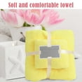 HighDensity Coral Towel And Bath Towel TwoInOne Set Soft And