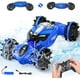 thumbnail image 1 of ﻿ Carro de Control Remoto, 2.4GHz Vehículo Anfibio Teledirigido, Coche Control Remoto de Doble Cara, Recargable Carro Control Remoto para Niños,Azul, 1 of 6