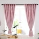 thumbnail image 4 of Doble capa de oscurecimiento Blackout cortina ventana para dormitorio (rosa), 4 of 8