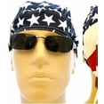 American Flag Doo Rag Patriotic Bandana Cap Stars and Stripes Red White ...