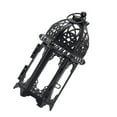 thumbnail image 1 of Candelabro vintage con forma de farol para velas de té, ideal para interiores y exteriores, fiestas navideñas. Negro, 1 of 7