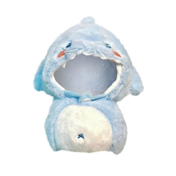 Cute Plush Shark Hooded Blanket for Kids Soft and Cozy Animal Blanket with Sleeves, Perfect for Playtime and Naptime