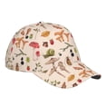 thumbnail image 3 of Disketp Retro Autum Mushrooms Print Baseball Caps For Outdoor Sports Fashion Casual Outdoor Caps Men Women, 3 of 9