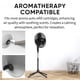 thumbnail image 4 of Ventilador de pie para aromaterapia EVO de 16": potente refrigeración, compatible con aromaterapia y fácil montaje, 4 of 5