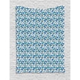 thumbnail image 1 of Butterfly Tapestry, Watercolor Spring Bugs Swallowtail Dotted Leaves Illustration, Wall Hanging for Bedroom Living Room Dorm Decor, 60W X 80L Inches, Pale Blue Dark Blue and Black, by Ambesonne, 1 of 2