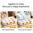 thumbnail image 4 of Moldes de silicona para paletas heladas con forma de coche para niños: molde de silicona de grado alimenticio para paletas heladas caseras, bandeja para cubitos de hielo con forma de animal co, 4 of 6