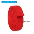 thumbnail image 2 of Uxcell Taekwondo Colored Ranking Belt 1.6"x11.8Ft 3.6m, Cotton Martial Arts Judo Karate Belt, Red, 2 of 5