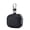 black, variant on PU Leather Earbud Carrying Case – Small Protective Storage Pouch with Mesh Pocket & Keychain for Earphones