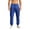 Blue, variant on Mens Tapered Cargo Sweatpants Drawstring Elastic High Waist Large Side Cargo Pockets Ribbed Soft Breathable Multi Color Daily Gym Running Street Workout Summer Pants