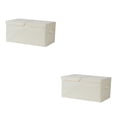 thumbnail image 4 of Caja de almacenamiento de tapa doble gruesa Matsuzay para suministros de arte de tela Grande 2piezas, 4 of 6