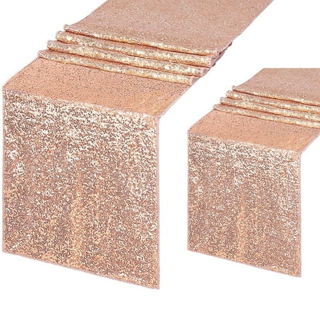 

Eternal Beauty Sequin Table Runner - Sparking Sequins Table Runners for Party/Christmas/Wedding 12