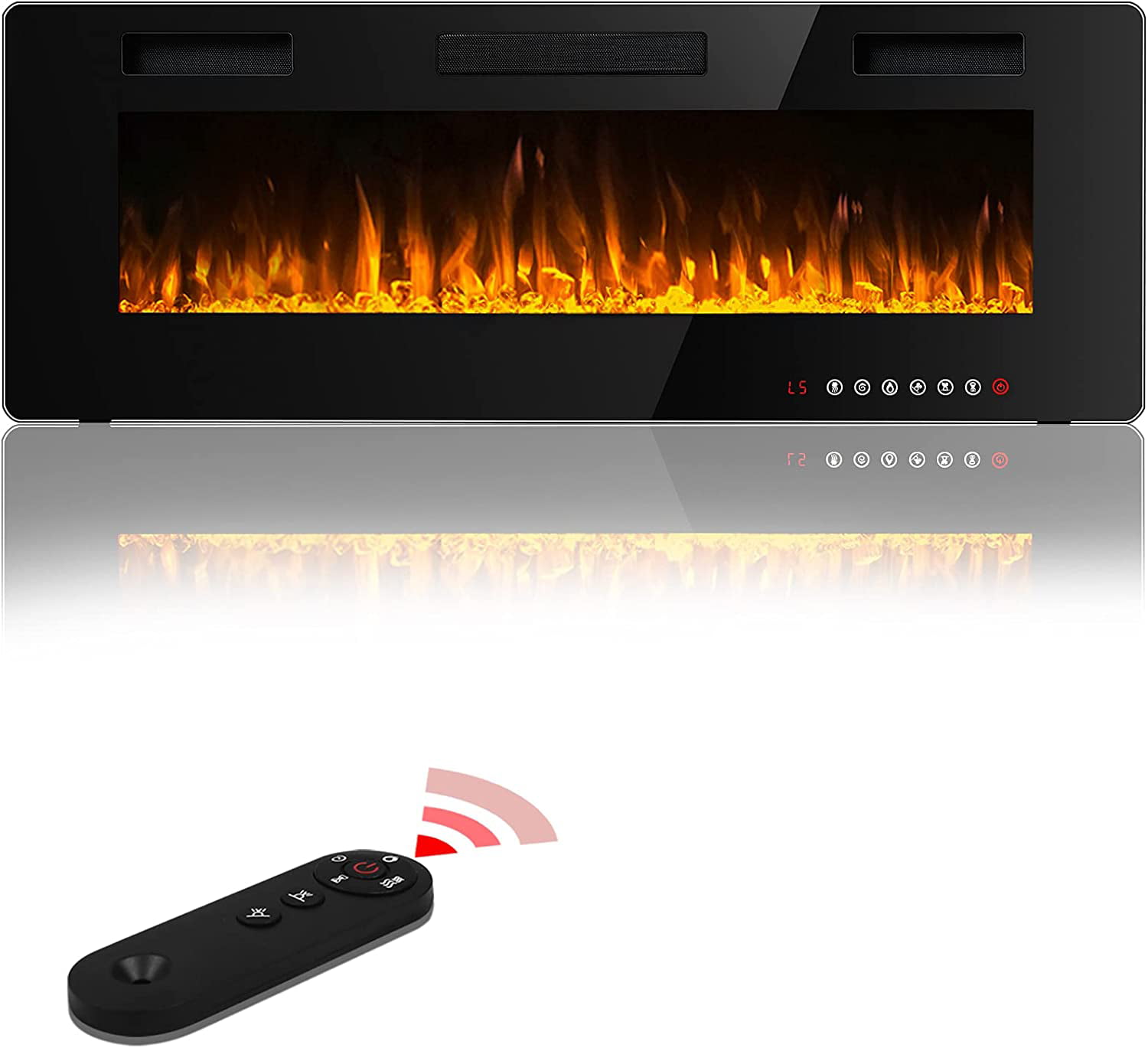 Orren Ellis Razo Curved Wall Mounted Electric Fireplace Review - Top Ten  Reviews