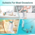 thumbnail image 5 of Waterproof Leg Cast Cover For Showering, Reusable Covers For Leg And Foot Surgeries, Cast Covers For Shower Leg, Cast Bag For Shower., 5 of 5