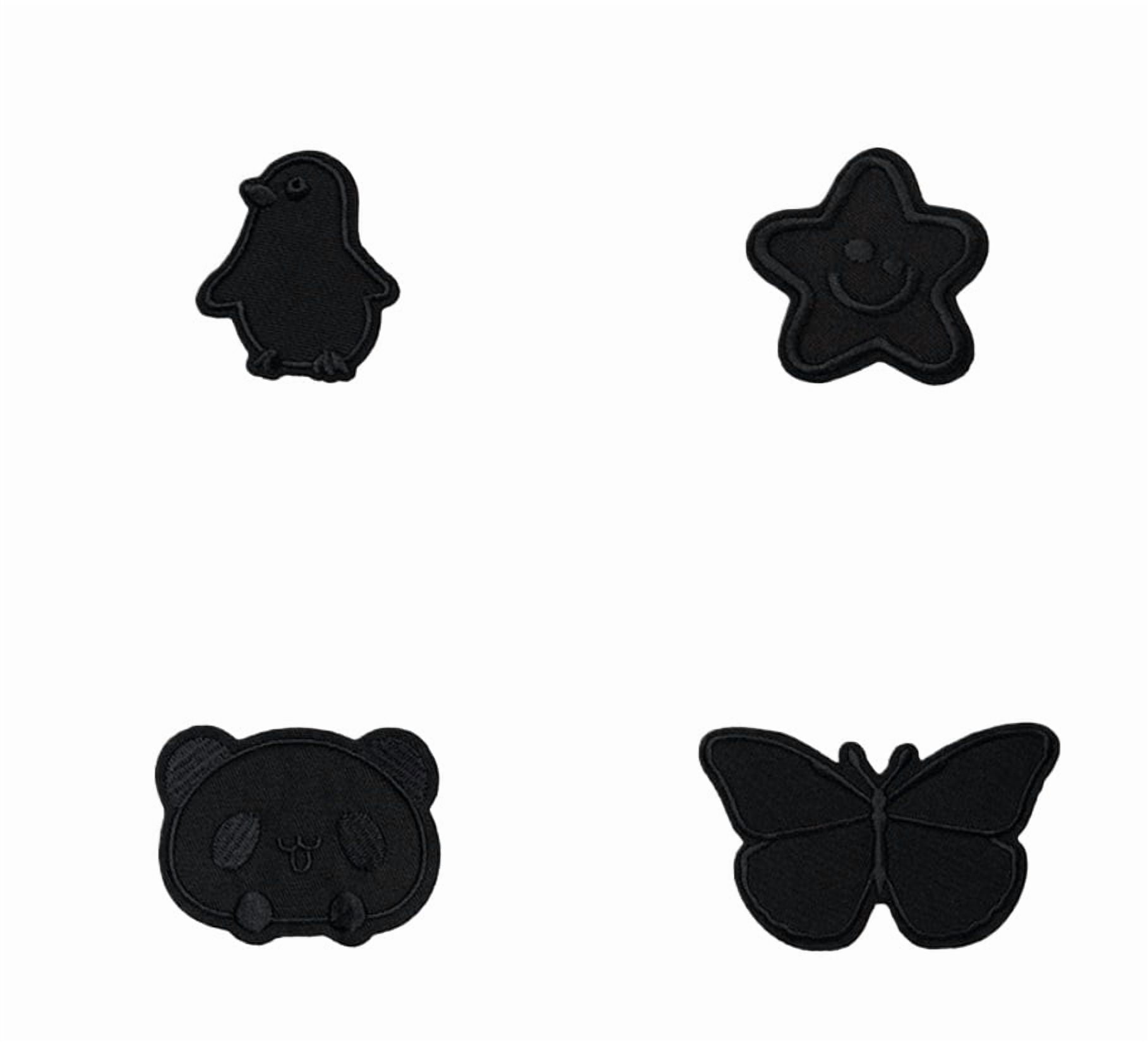 4 pack accessories down jacket diy self-adhesive seam-free embroidery patch clothing hole clothing patch computer embroidery
