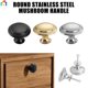 thumbnail image 2 of 1Pc Cabeza De Seta Redonda De Un Solo Agujero Pomos De Gabinete De Acero Inoxidable Cajón De Cocina Armario Tiradores Muebles Accesorios De Hardware, 2 of 4