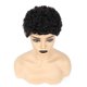 thumbnail image 2 of Moda Moderna Corto Rizado Africano Rizado Mujer Negro Rosa Malla Falso Tocado, 2 of 10
