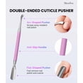 thumbnail image 5 of MelodySusie 4pcs Nail Clippers Set with Cuticle Trimmer and Dual-Ended Pusher, Stainless Steel Acrylic Nail Cutter Set, 5 of 8