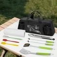 thumbnail image 2 of 24-Inch BBQ Tool Organizer Portable Grilling Utensil Storage, 2 of 8