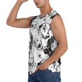 thumbnail image 2 of JUNZAN Labrador Retriever Dog Men's Sleeveless T Shirts,Sleeveless Muscle Shirts,Sizes S-3XL, 2 of 5
