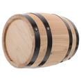thumbnail image 1 of HONMEET Wooden Barrel Decoration Holding Small Items Khaki 1Set For Bar Setting, 1 of 8