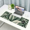 thumbnail image 6 of nygtbtfer Big Large Mouse Pad, Split Leaf Xl Long Extended Full Desk Mousepad Table Mat Cute for Women Gifts, Waterproof Desk Mats on Top of Desks for Keyboard with Stitched Edges 31.5x11.8 in, 6 of 6