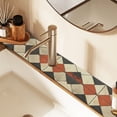 thumbnail image 2 of Yayeee Faucet Mat for Kitchen Sink 14.7" Diatomite Long Splash Guard Pad, Checkered Pattern, 2 of 7