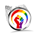 thumbnail image 1 of Anillo de compromiso de boda de amor ajustable Unbranded M, 1 of 3