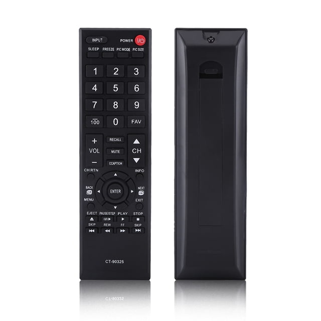 Controlador Portátil De Control Remoto Universal CT-90325 Para TV Negro
