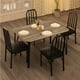 thumbnail image 3 of Conjunto de Comedor para 4 Personas - Estilo Rústico con Mesa y Sillas Acolchadas para Espacios Pequeños, 3 of 8