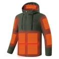 thumbnail image 1 of Chaquetas y abrigos casuales de manga larga con capucha, con USB, temperatura constante, calefactables, resistentes al viento, talla grande, para hombre y mujer, invierno 2015., 1 of 7