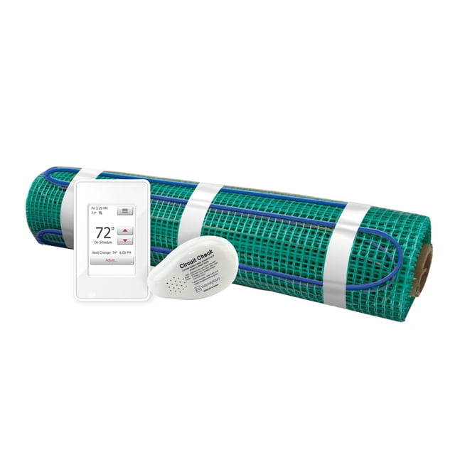 WarmlyYours TempZone Electric Radiant Floor Heating Flex Roll Kit 1.5' x 8'