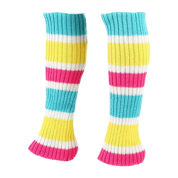 MVRLSH Socks Athletic Casual Breathable Color Knitted Woolen Warm Autumn Winter Leg Sleeves