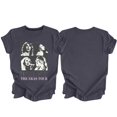 thumbnail image 5 of TayIor Sw1ft Chemises, Tyler Sw1ft Merch, Tyler Sw1ft, Mode Décontractée Imprimée Col Rond Manches Courtes Chemises Blouse Femme Graphique Amateur de Musique TKFASHION Bleu Foncé S, 5 of 5