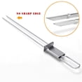 thumbnail image 4 of Brochetas para barbacoa, brochetas para asar de acero inoxidable con control deslizante (13" (paquete de 6)) Tenedores y brochetas para barbacoa portátiles para exteriores, 4 of 5