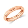 thumbnail image 2 of CARATS FOR YOU Women's Comfort FIT Plain Wedding Band Ring In 14K Rose Gold Plated, Ring Size-6, 2 of 6