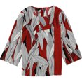 thumbnail image 1 of Alfani Blusa tipo túnica de manga dividida para mujer, naranja, XX-Large, 1 of 1