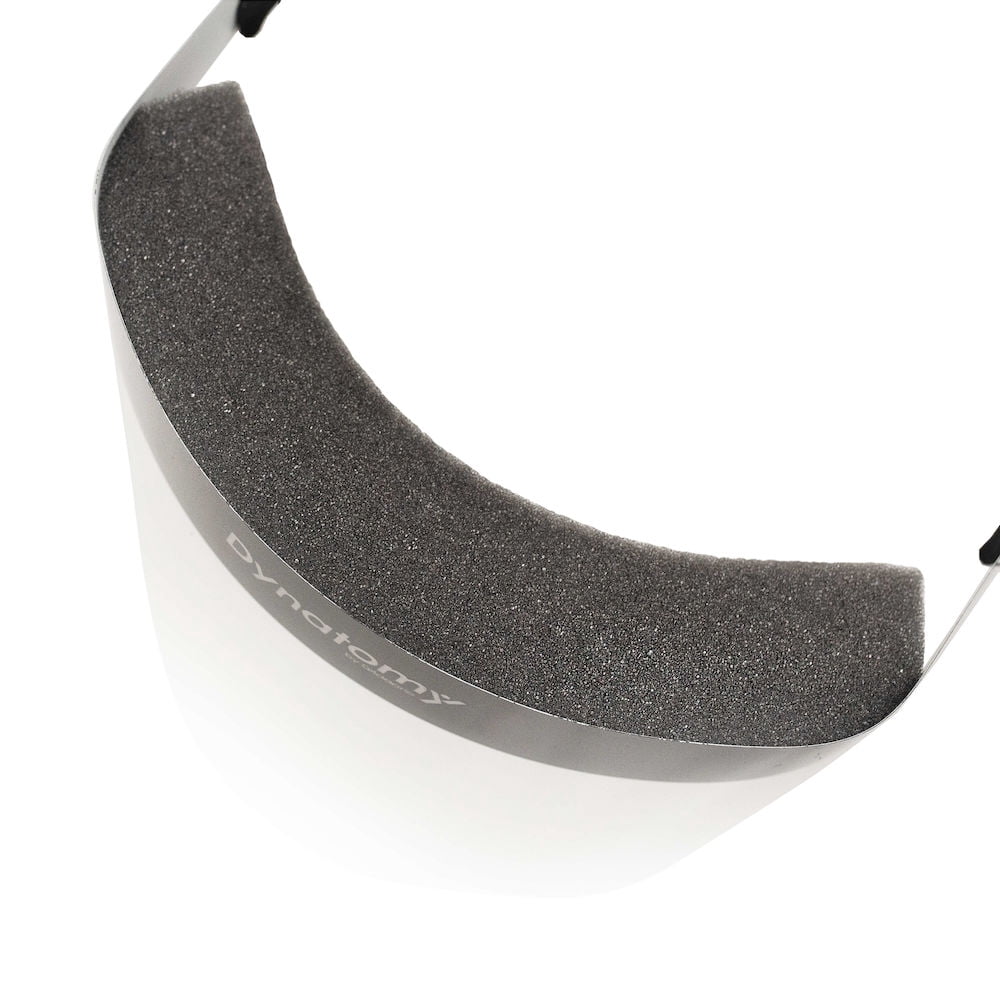 Dynatomy Face Shields, 10-pack, Full Coverage PPE by D'Addario (DFSM-1-10)