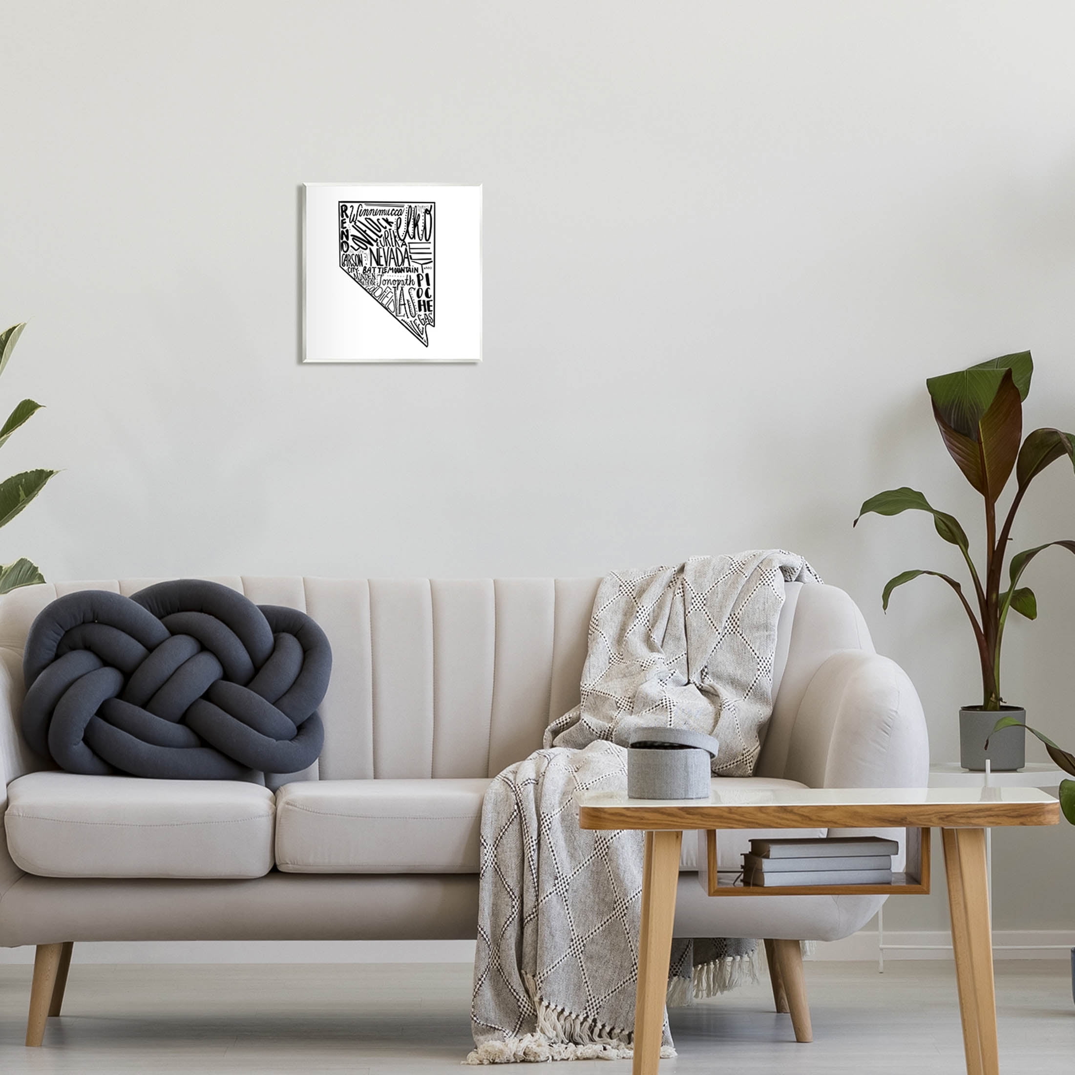 Stupell Industries Nevada Cities Typography Graphic Art Unframed Art Print Wall Art, Design by The Saturday Evening Post