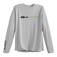 thumbnail image 2 of SCALES Bahamas Tuna Stripe Performance White, XLarge Long Sleeve, 2 of 3