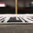 thumbnail image 6 of JONATHAN Y CONTEMPORARY POP 5 x 8 Area Rug, Linear Half-Stripe - Gray/Cream, CTP112B-5, 6 of 9