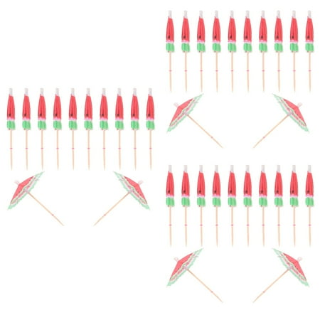 

3 Count Umbrella Picks Umbrella Shape Topper 10X4CM