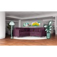 thumbnail image 1 of Sala Esquinera Makora de Velvet Morado Modelo Kravitz, 1 of 8