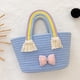 thumbnail image 5 of Bolsa tejido para niños, simples con lazo a la moda, exquisitos para viajes de niños (azul) Ndcxsfigh Para Estrenar, 5 of 9