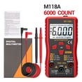 thumbnail image 4 of CHUANK True RMS Digital Multimeter M118A  6000 Counts  NCV  Backlight for Electrical Work, 4 of 10
