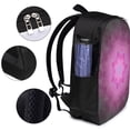 thumbnail image 5 of YFYANG 17" Laptop Backpack, Pink Fantasy Mandala Fashion Travel Work Backpack with USB and Headphone Cable Interface for Men and Women, 5 of 8